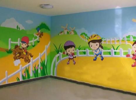 肥西幼儿园墙体彩绘制作流程及注意事项