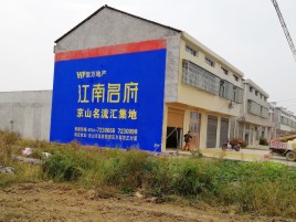 肥西农村墙体广告在不同形式上面展现的不同特色