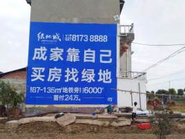 肥西墙体广告位置选择重要性