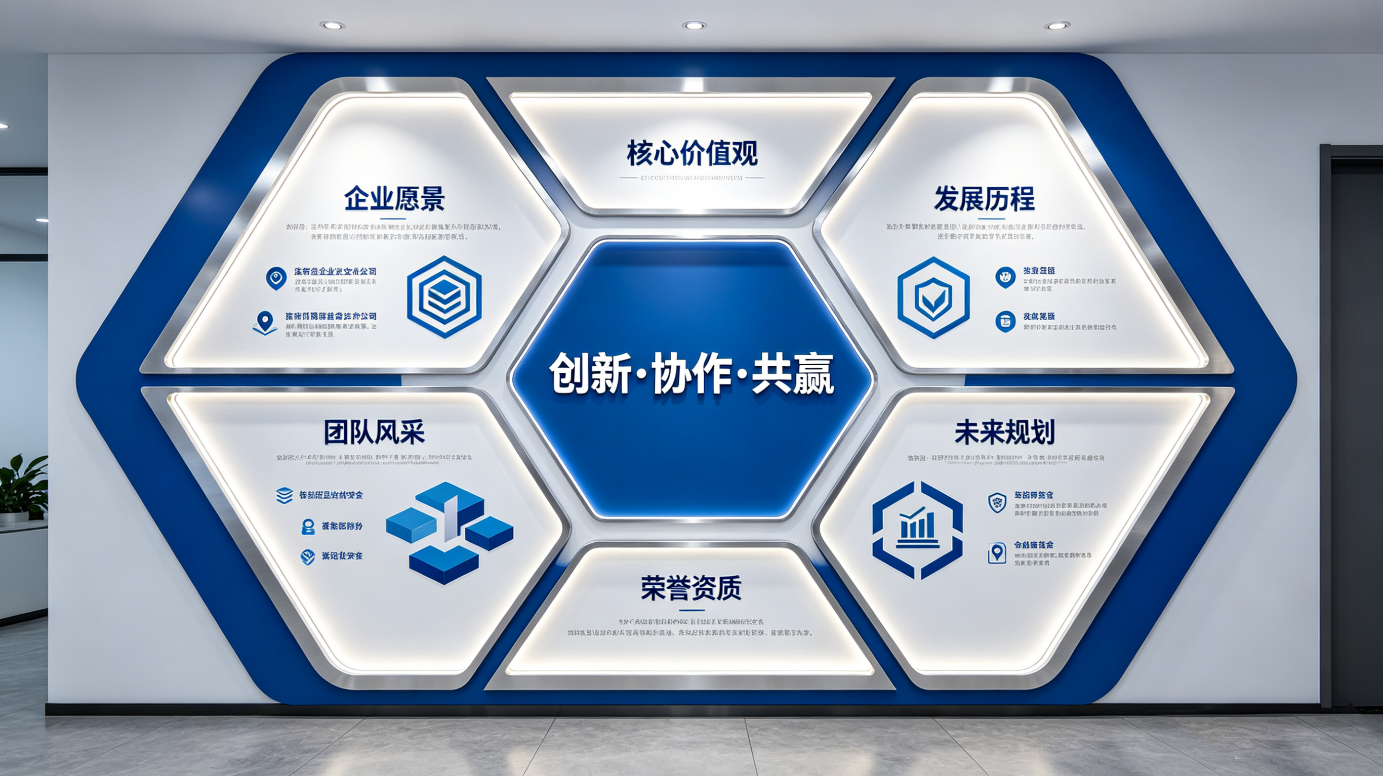 肥西企业文化墙六边形避坑指南（新手常犯5个错误）